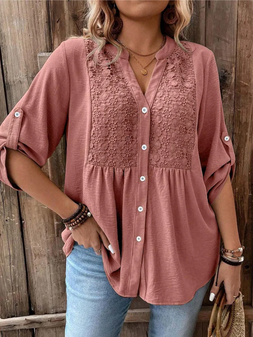 Frieda | Sanfte Bluse in harmonischen Tönen