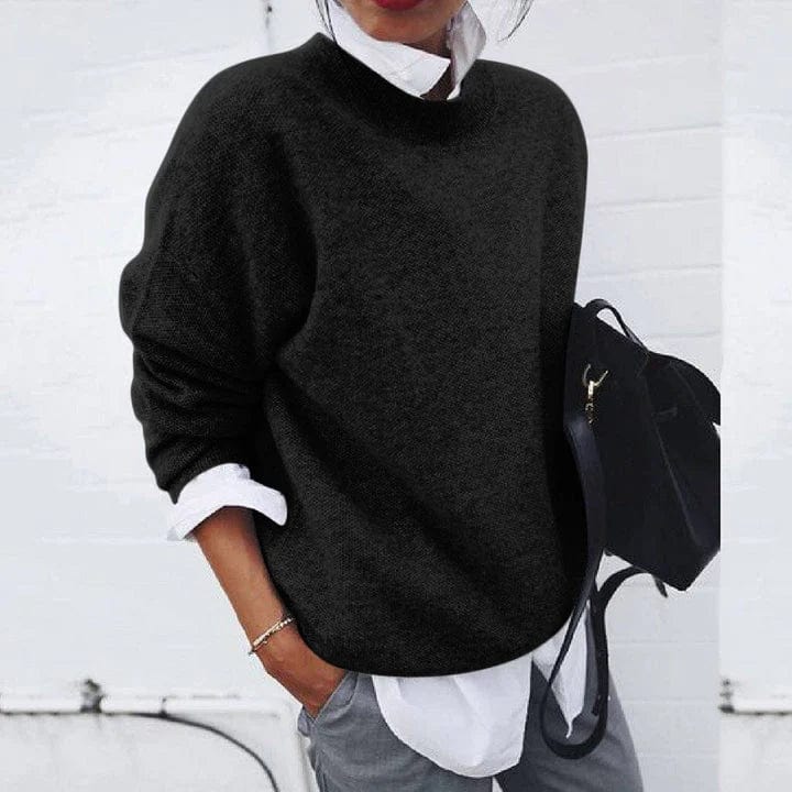 Vera | Weicher Strickpullover mit Rundhalsausschnitt