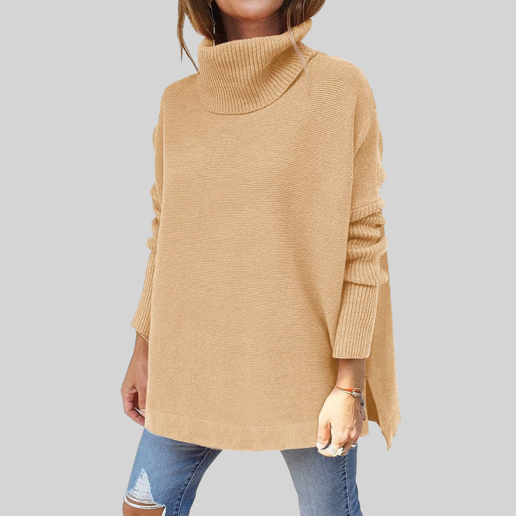 Vera | Weiter Pullover mit Rollkragen