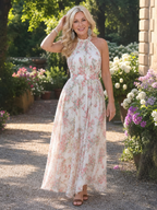 Josefine | Florales Druck Fließendes Midikleid
