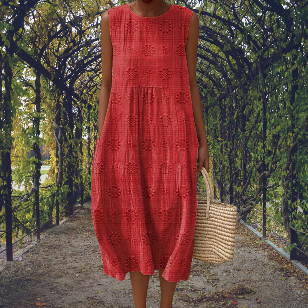 Mathilda | Ärmelloses Kleid mit Seitentaschen