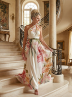 Philippa | Leichtes Blumenkleid Maxi