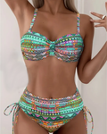 Vera | Exotisches Print-Bikini Set