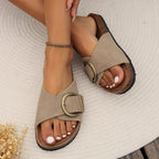 Vera | Leichte Slip-On-Sandalen in Elfenbein
