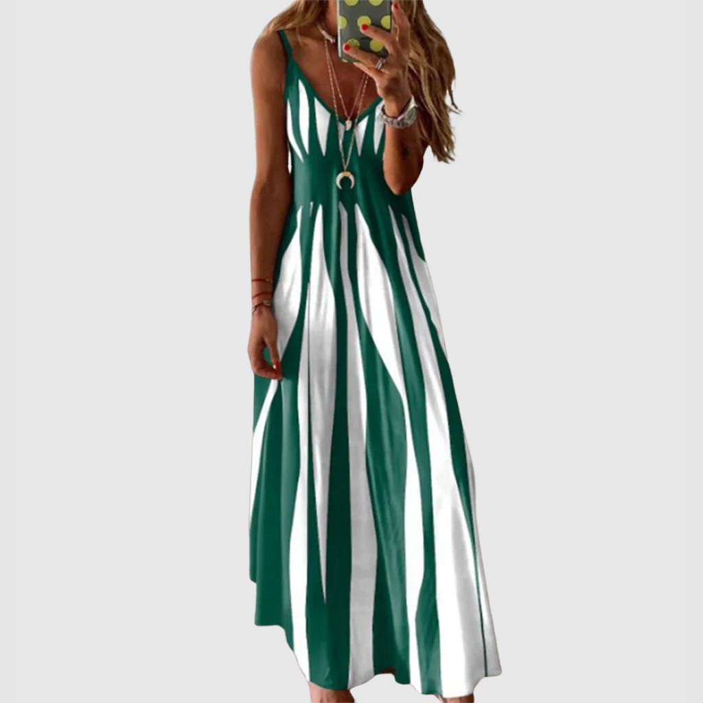 Marlene | Sommerkleid mit klassischen Streifen