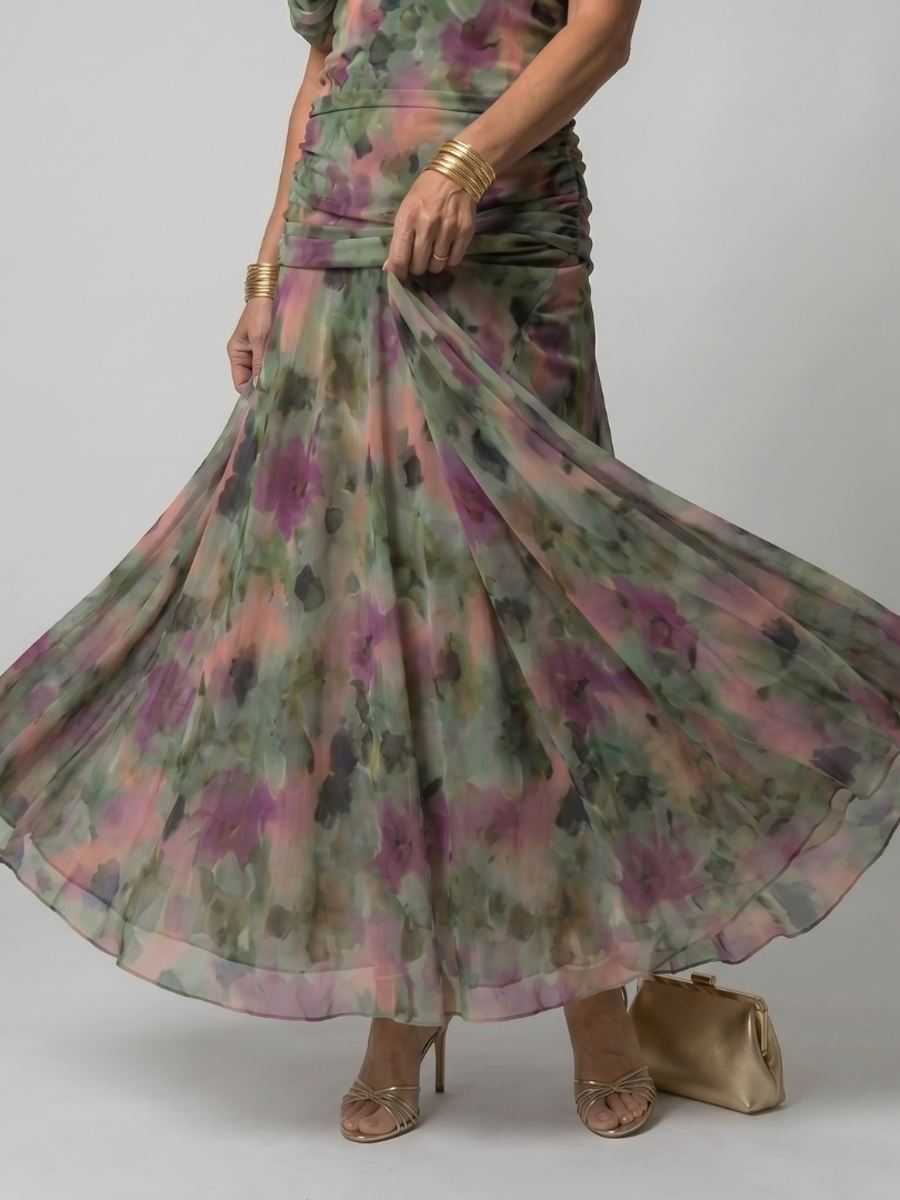 Solveig | Off-Shoulder Midikleid