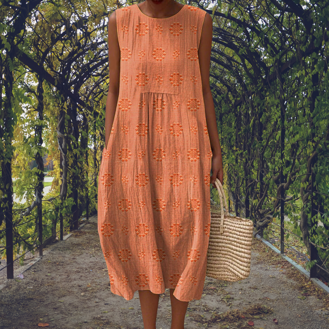 Mathilda | Ärmelloses Kleid mit Seitentaschen
