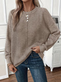 Freya | Weicher Strickpullover mit Rundhalsausschnitt