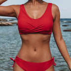 Frida | Luxuriöser Bikini in Meeresblau