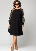Vera | Kleid mit zarter Spitzenärmel