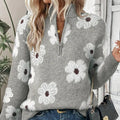 Petra | Pullover mit Reißverschlusskragen
