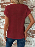 Petra | Klassisches Damen-T-Shirt in Weiß