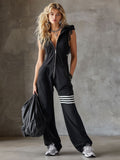 Vera | Sportlicher Retro-Overall mit Kapuze