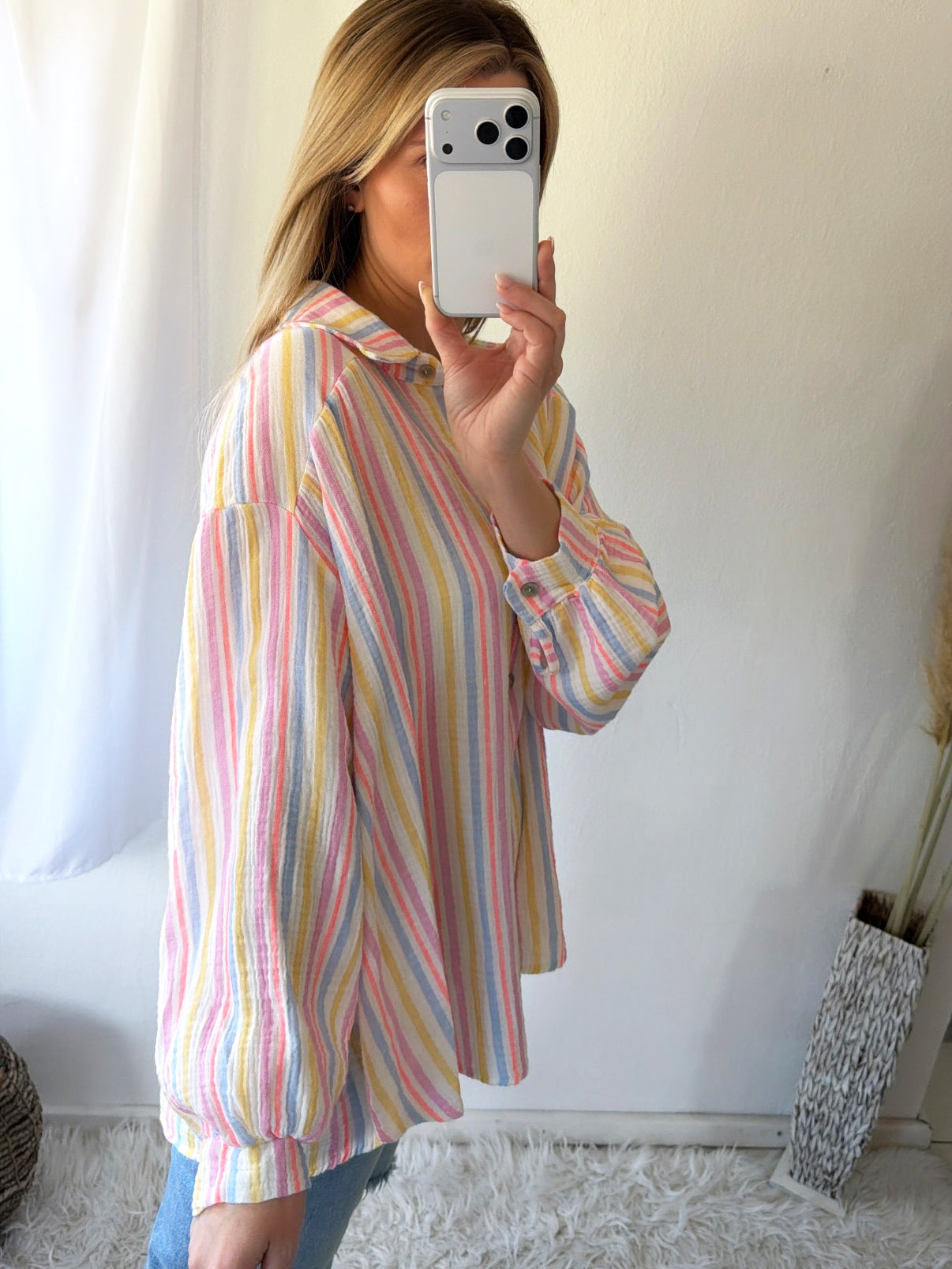 Lina | Brise-Bluse Oversize Lollipop