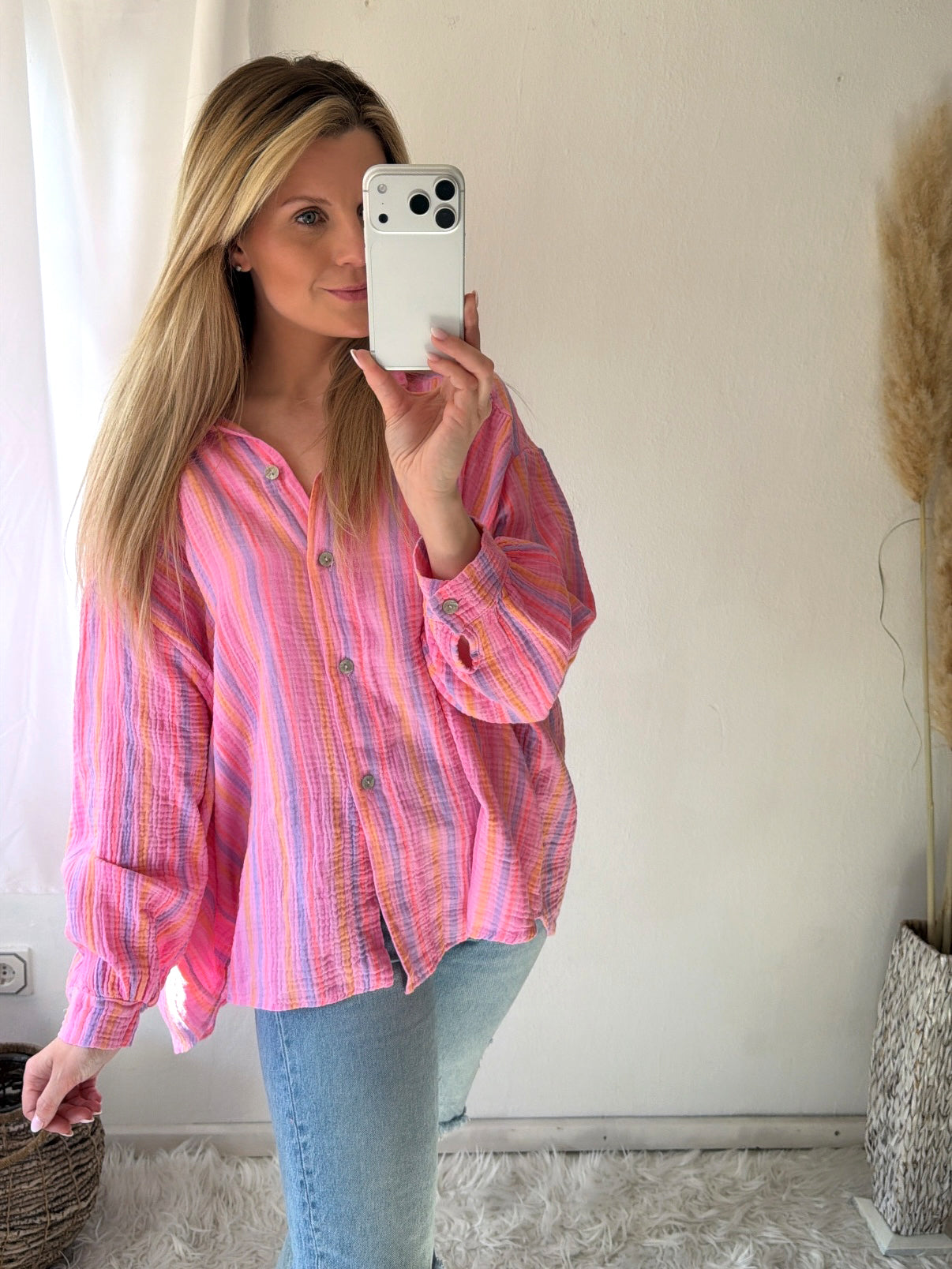 Lina | Brise-Bluse Oversize Lollipop