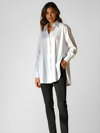 Das mühelose Oversized-Hemdblusenkleid