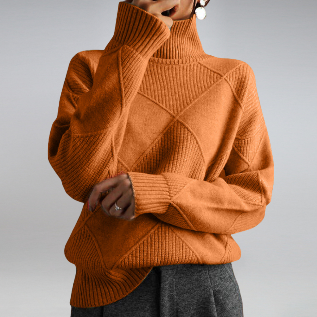 Vera | Weicher Strickpullover in Zartrosa