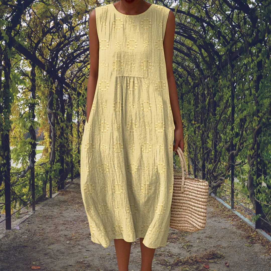 Mathilda | Ärmelloses Kleid mit Seitentaschen