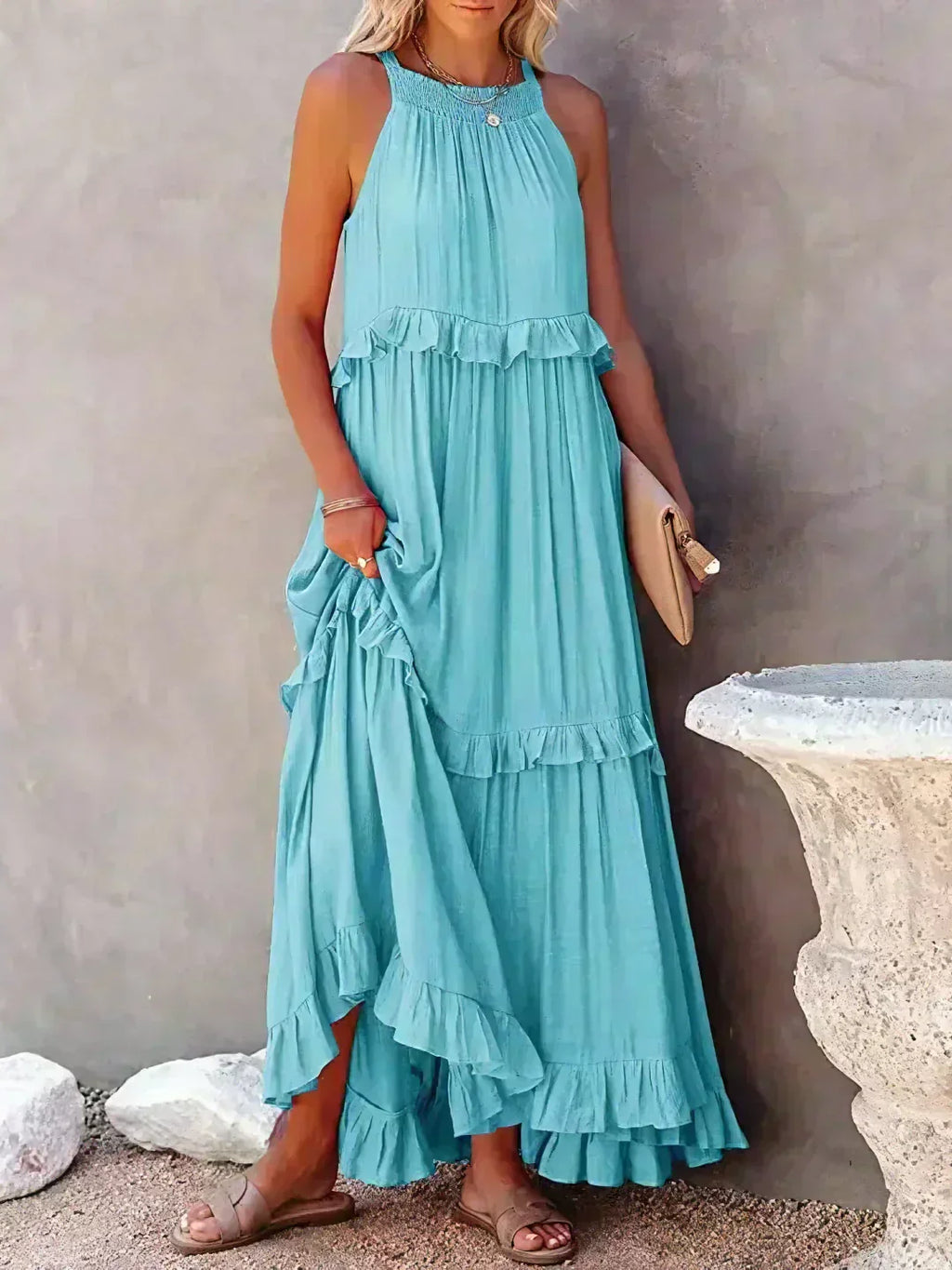 Vera | Kleid mit romantischem Rüschenabschluss