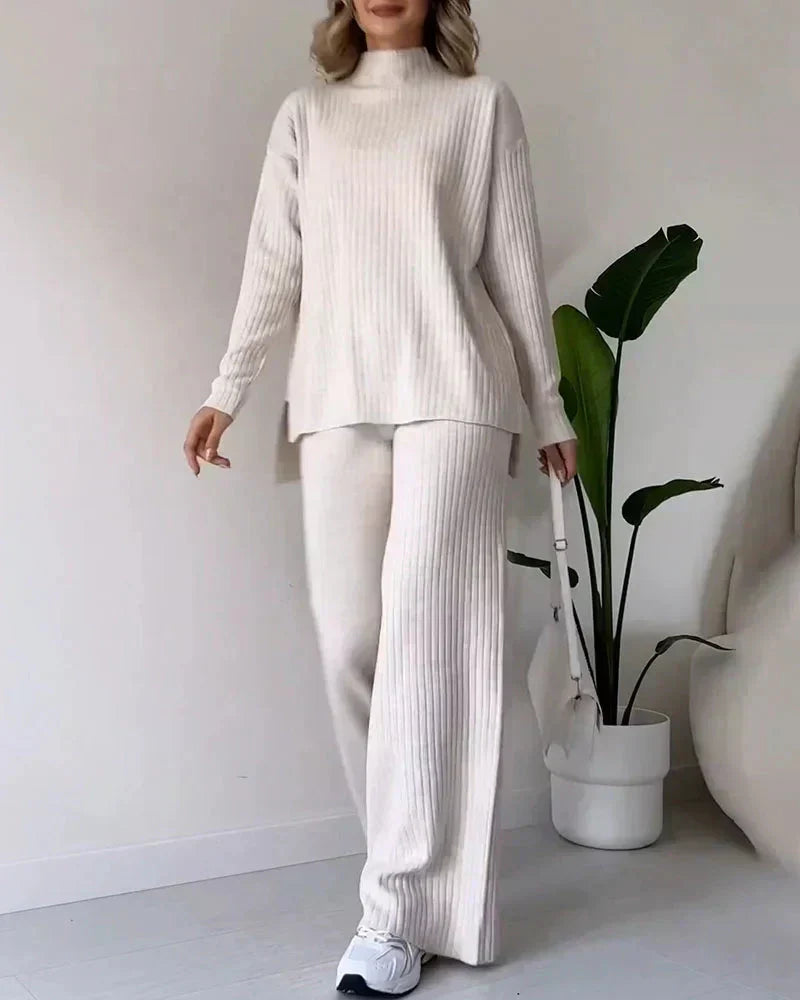 Petra | Zeitloses Set mit Strickpullover