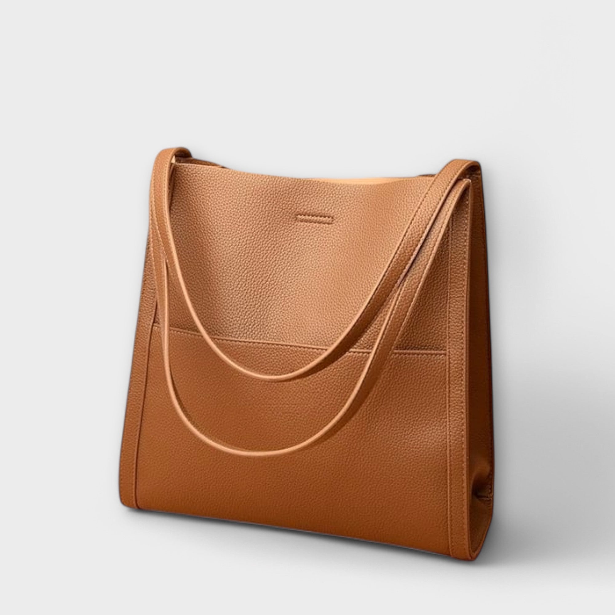 Klara | Handgefertigte Ledertasche mit Ziernähten