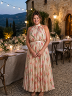 Marielle | Weiches Halter Midi Kleid