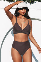 Vera | Hochtailliertes Bikini-Set mit Bindebändern