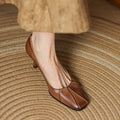 Vera | Klassische Pumps mit eckiger Zehenpartie