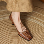 Vera | Klassische Pumps mit eckiger Zehenpartie