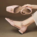 Vera | Klassische Riemchen-Pumps aus Leder