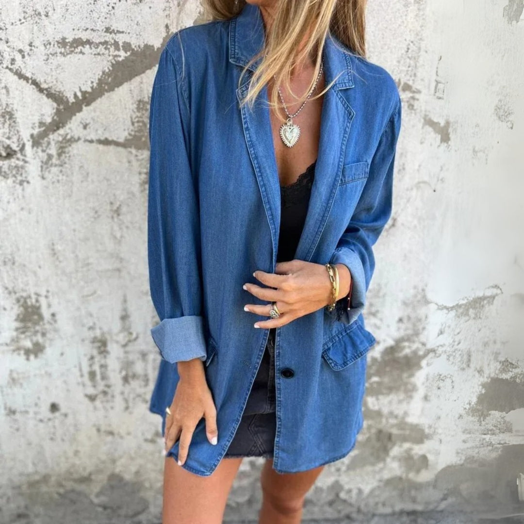 Vera | Leichte Bluse mit Raffdetail