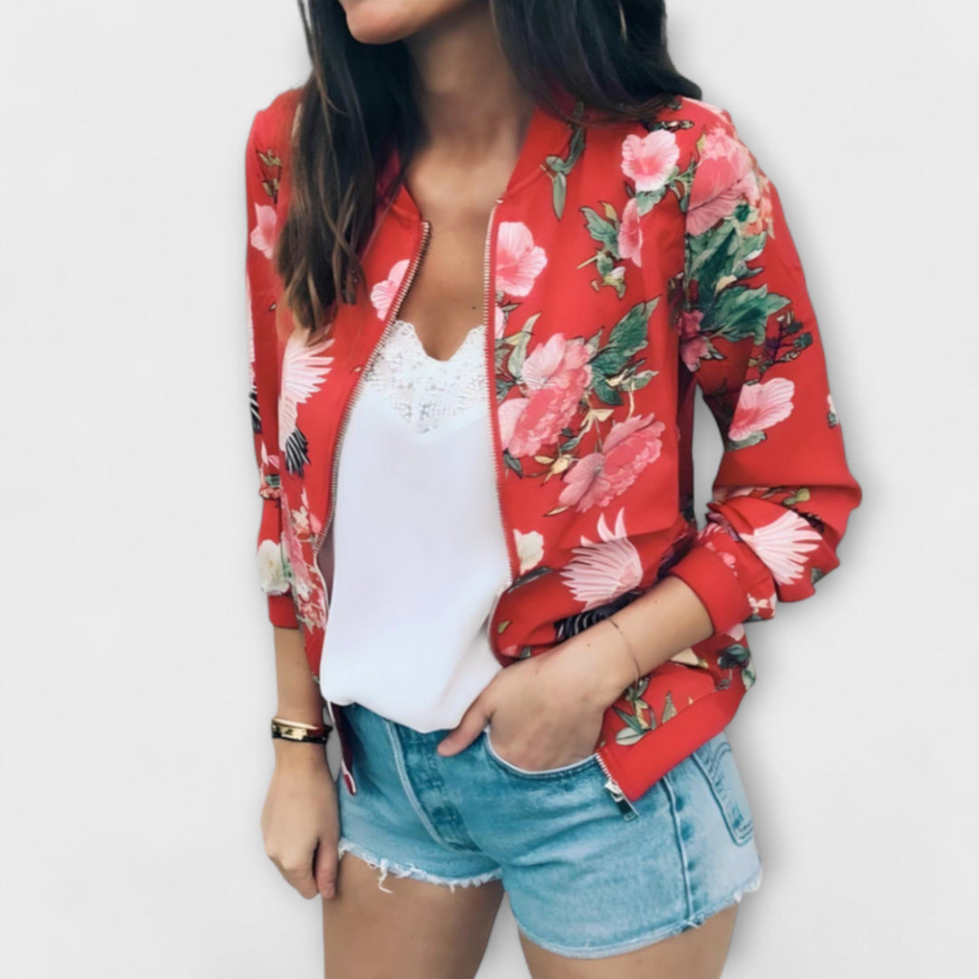 Jette | Leichter Strickjacke mit Reißverschluss