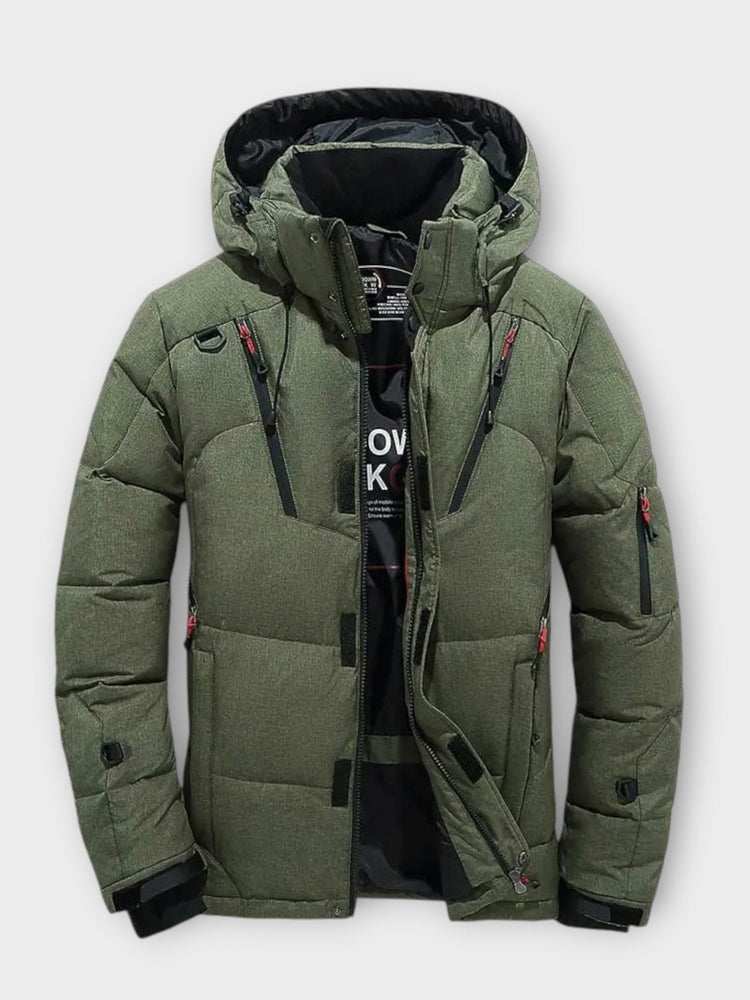 Leon | Wärmende Herren-Winterjacke in Blau