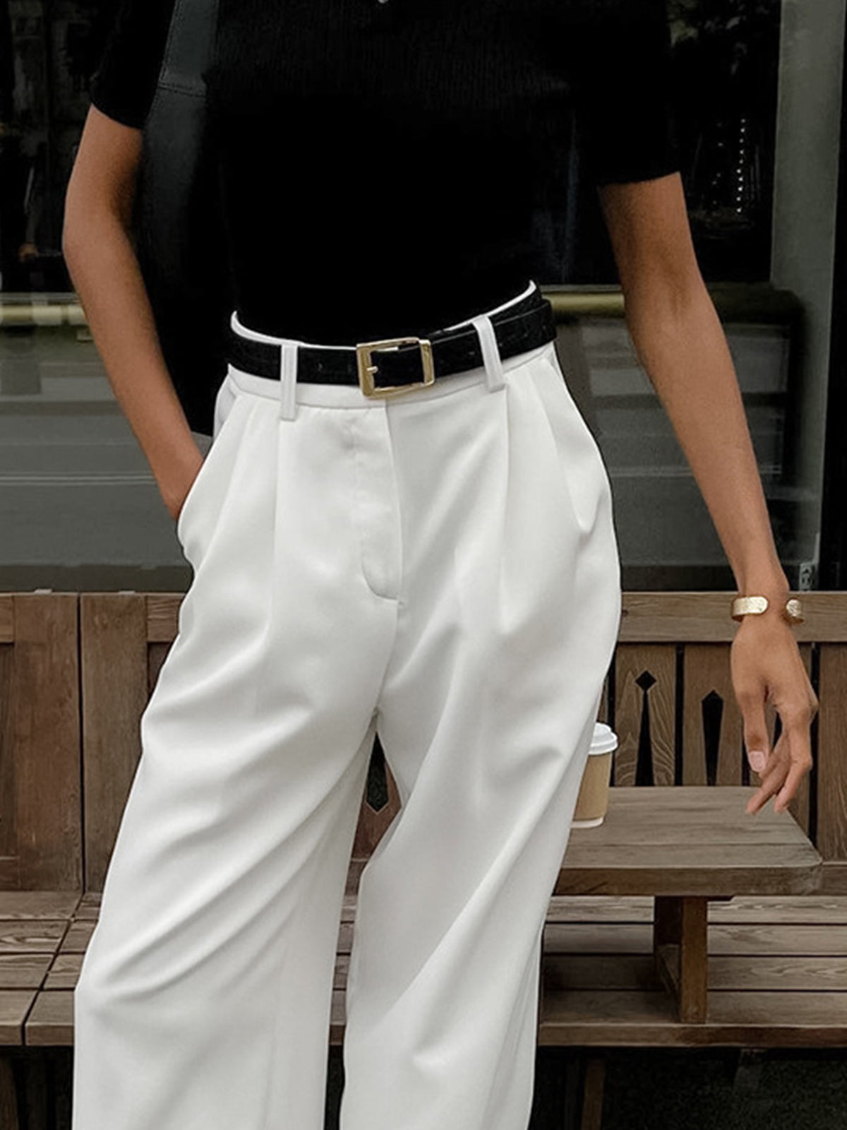 Die Modern Muse Hose (Ohne Gürtel)
