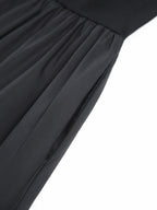 Frieda | Fließendes Maxikleid in Silhouettenform