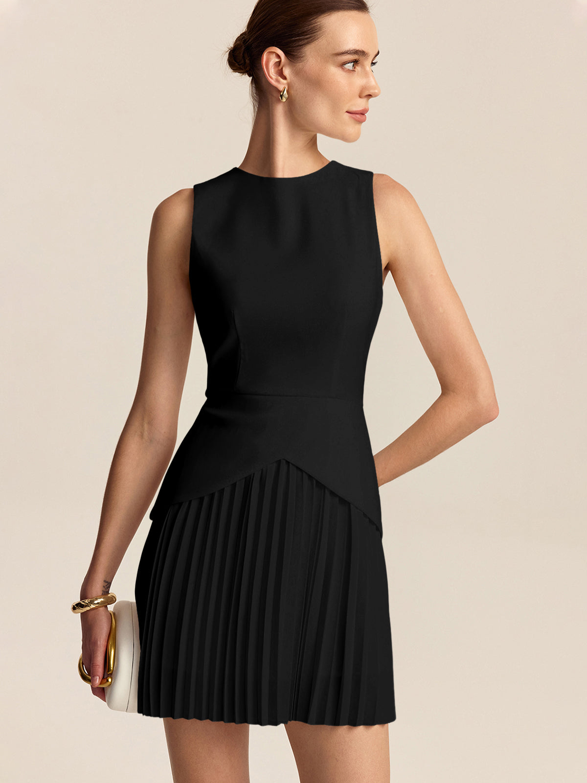 Das Opal-Linienkleid