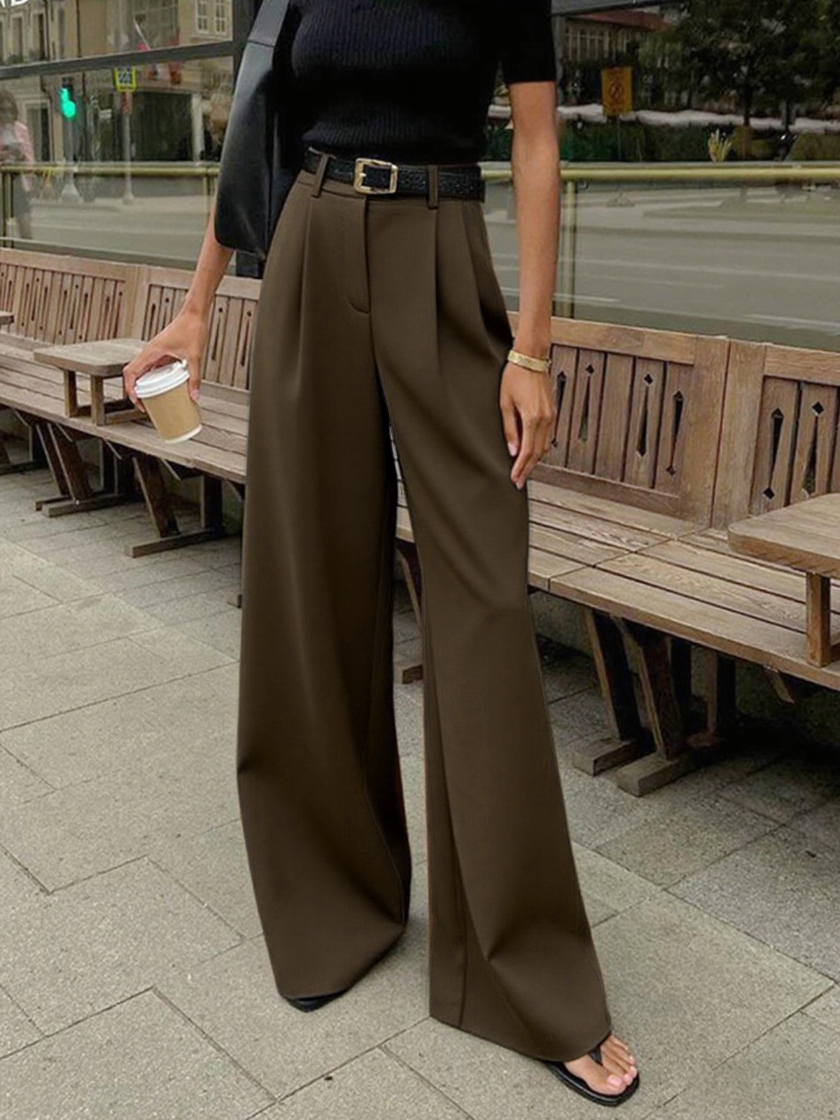 Die Modern Muse Hose (Ohne Gürtel)