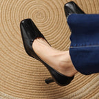 Vera | Klassische Pumps mit eckiger Zehenpartie