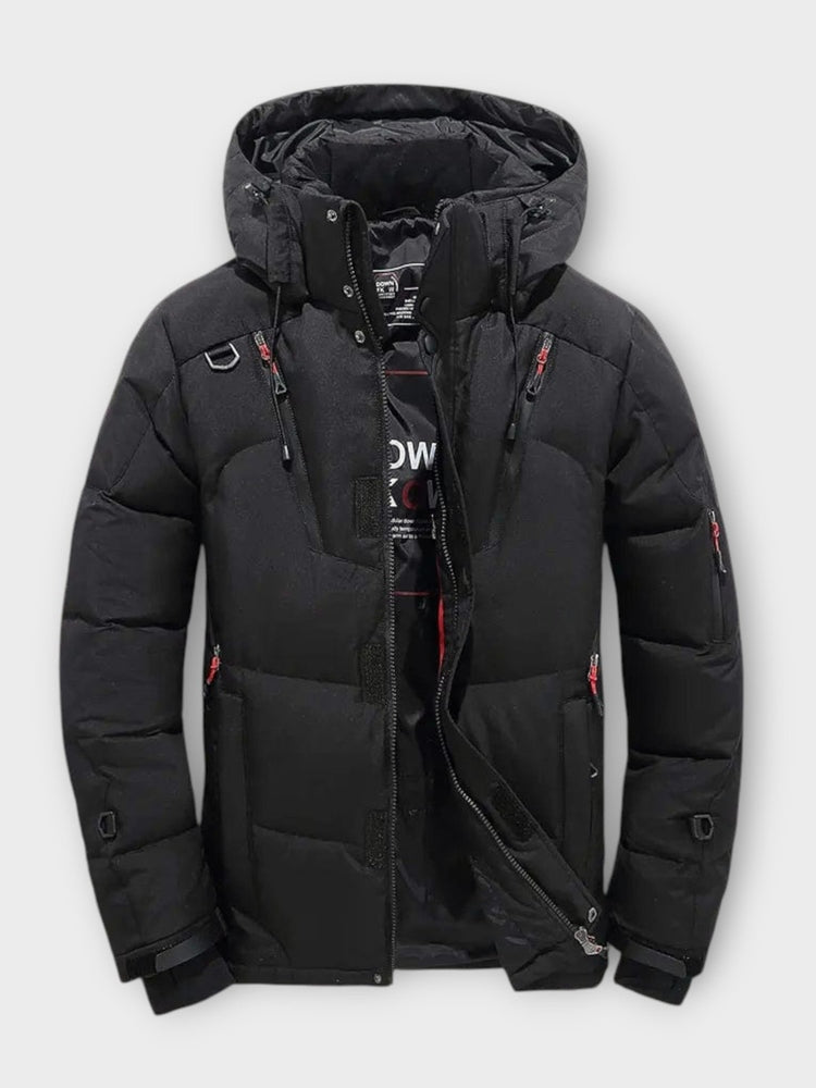 Leon | Wärmende Herren-Winterjacke in Blau