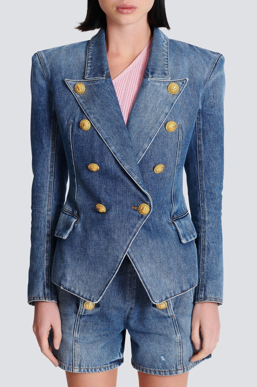 Klara | Taillierter Blazer in Goldton