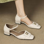 Vera | Klassische Riemchen-Pumps aus Leder
