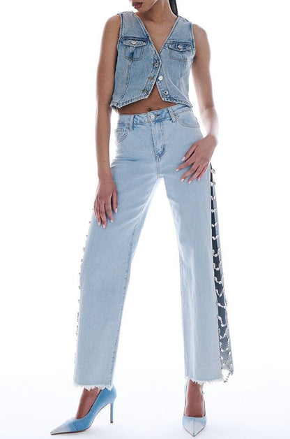 Der Rebel Lace Denim