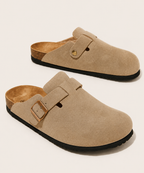 Toni | Unisex Clogs aus echtem Veloursleder