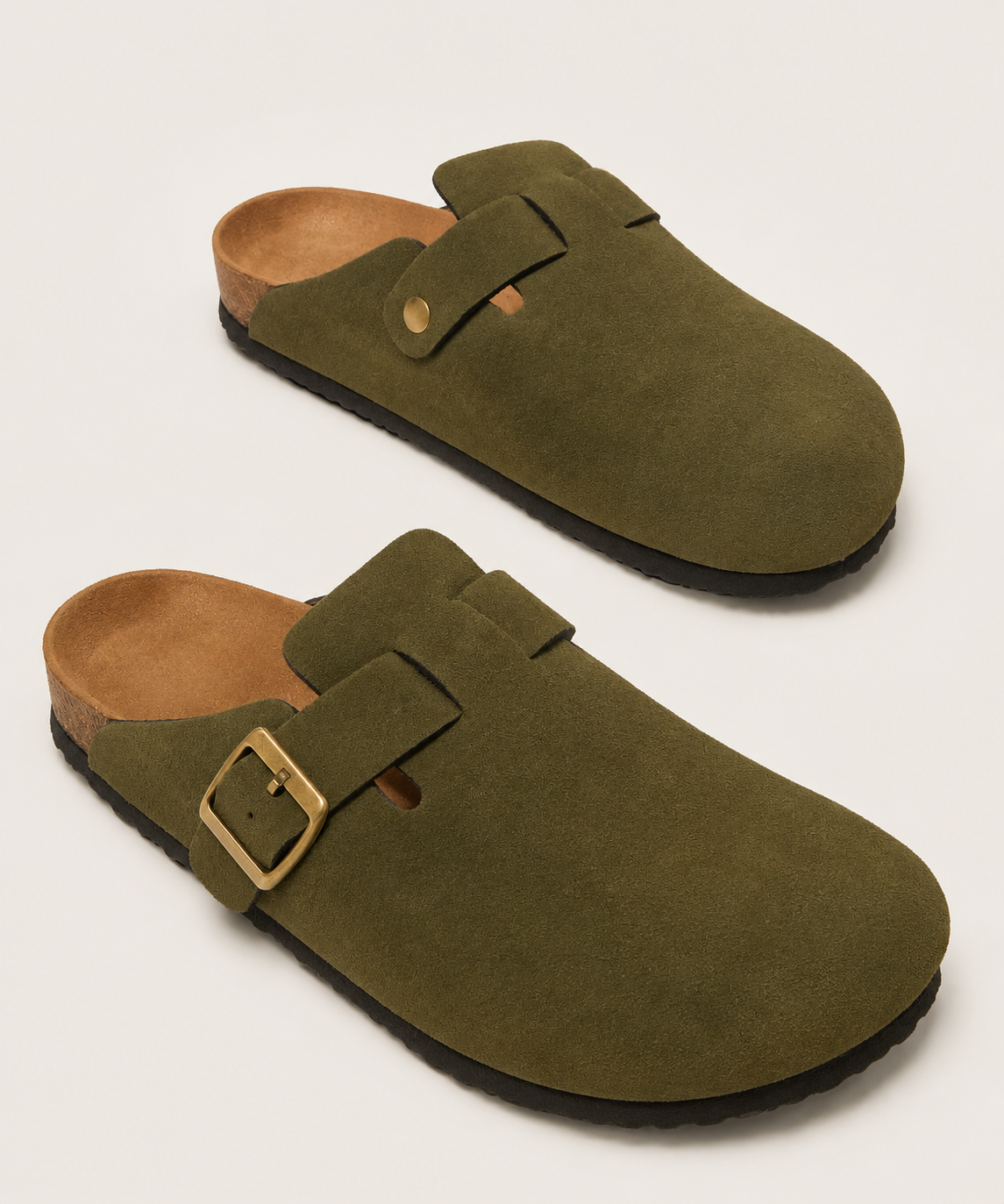 Toni | Unisex Clogs aus echtem Veloursleder