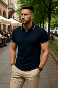 Klara | Klassisches Poloshirt mit Struktur