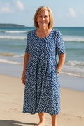 Vera | Fließendes Kleid in Zartrosa