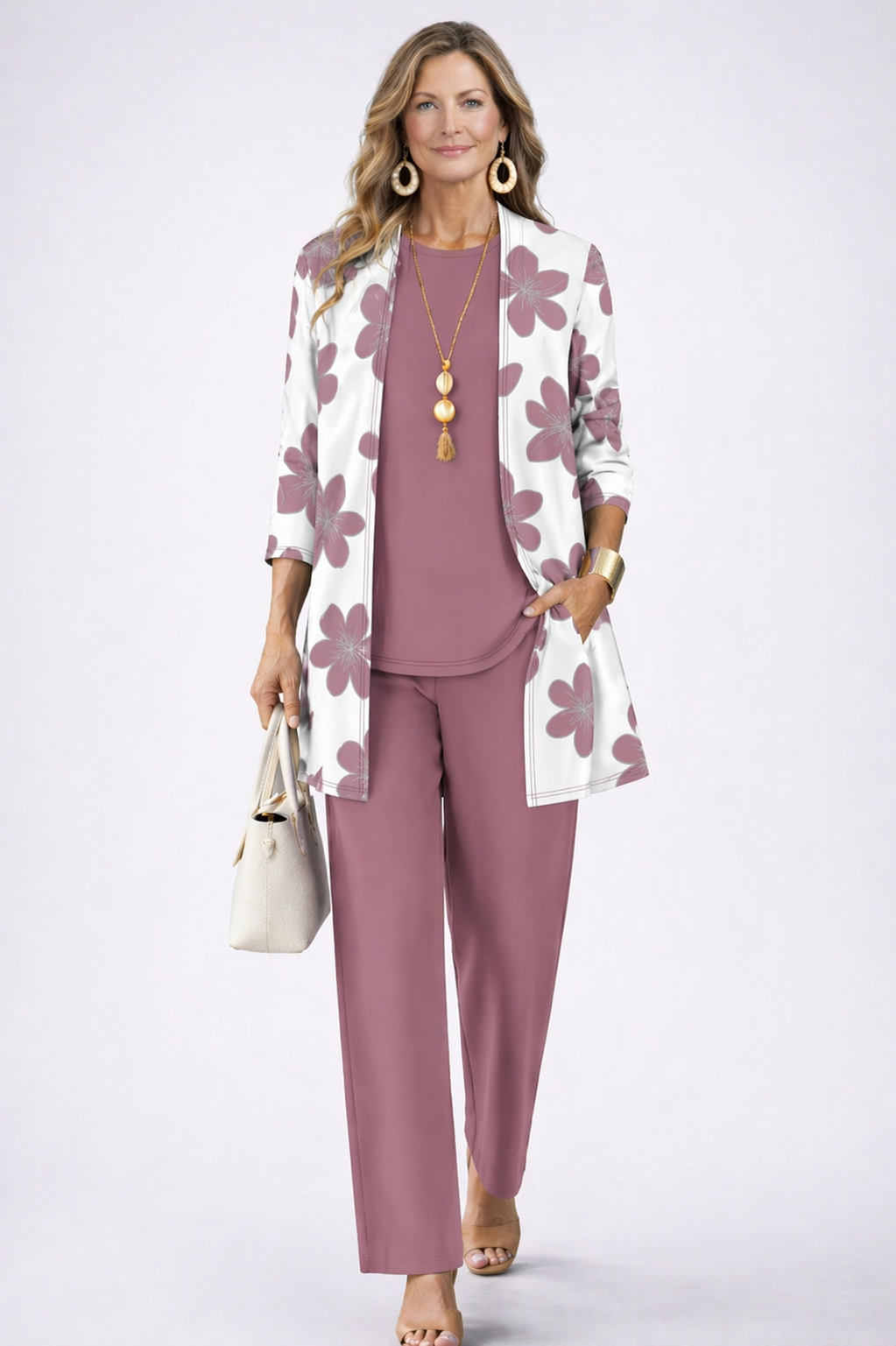 Vera | Dreiteiliges Ensemble aus Jersey