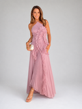 Vera | Rückenfreies Maxikleid mit Neckholder