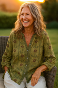 Vera | Luftige V-Ausschnitt Bluse