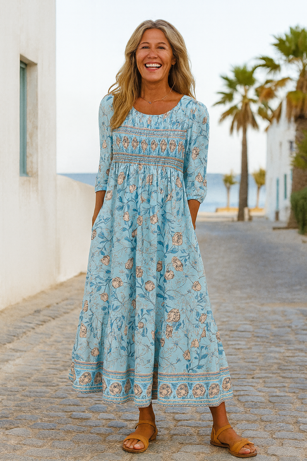 Vera | Feminines Midi-Kleid für jeden Anlass